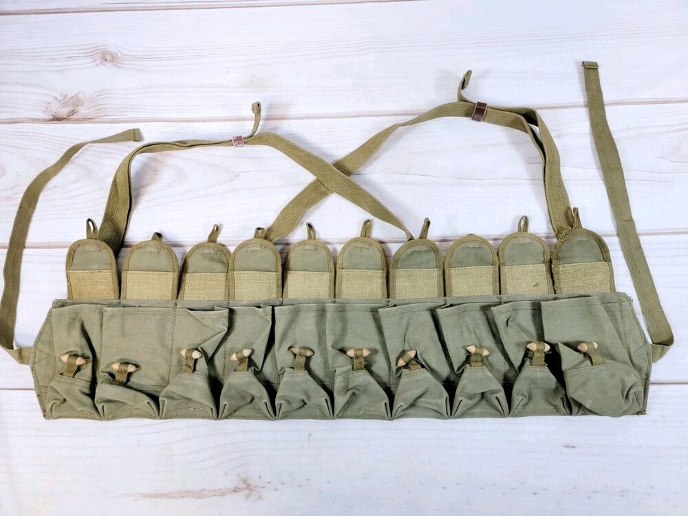 VTG SKS Ten Pocket Bandolier: Chinese Military 7.62x39mm Type 56 SKS Chest Rig